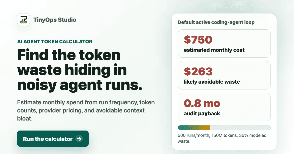 AI Agent Token Cost Calculator