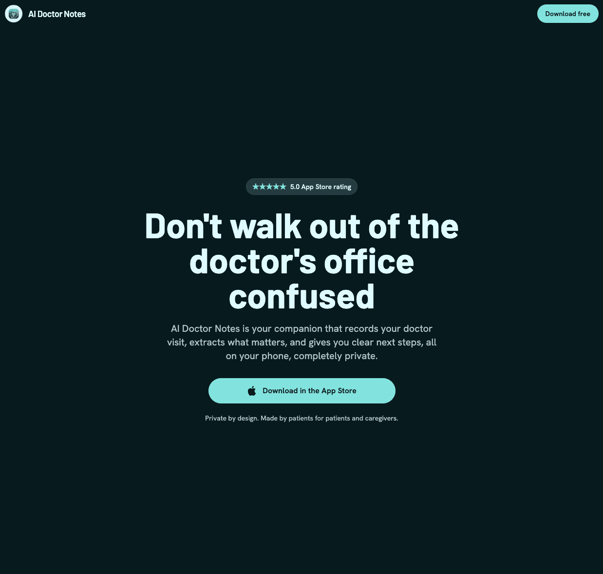 AI Doctor Notes