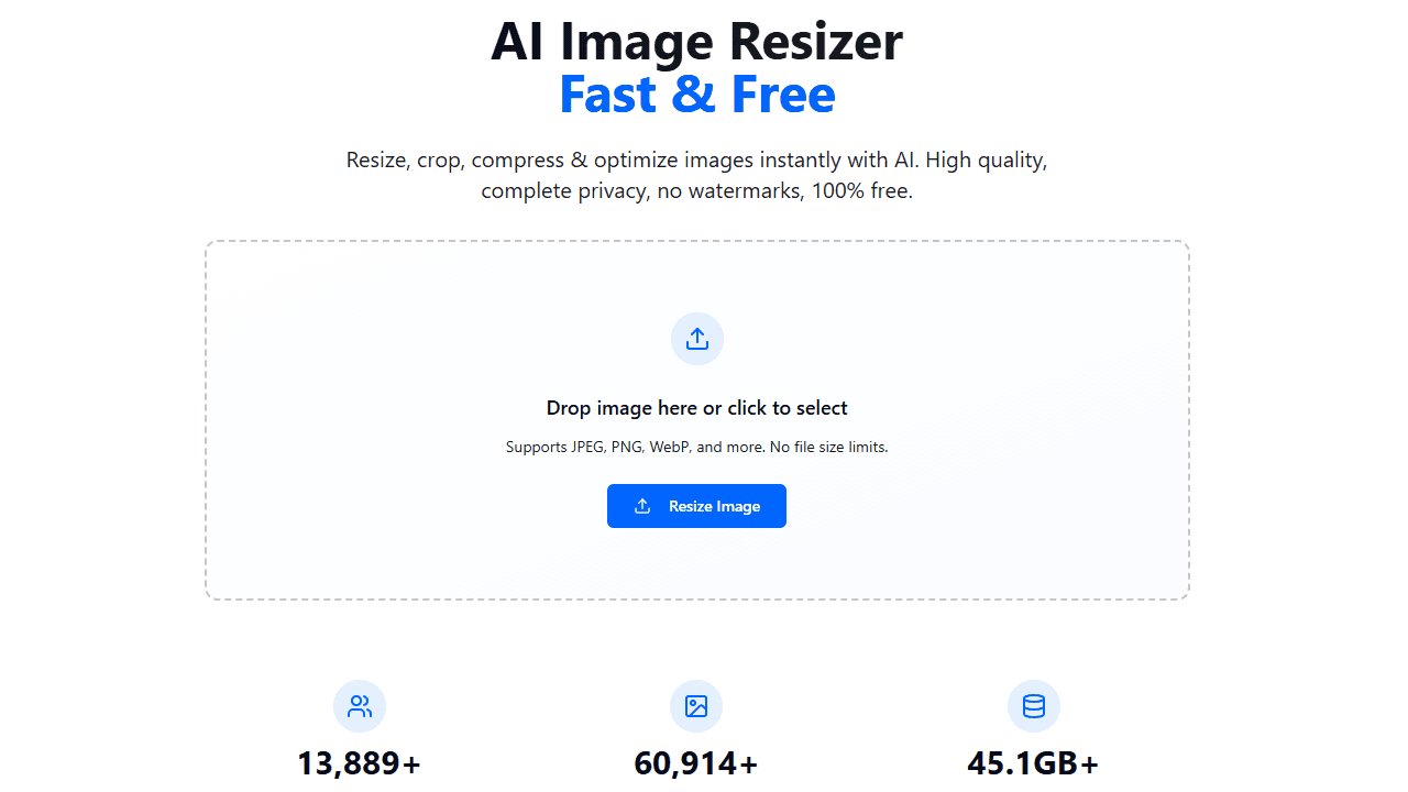 AI Image Resizer