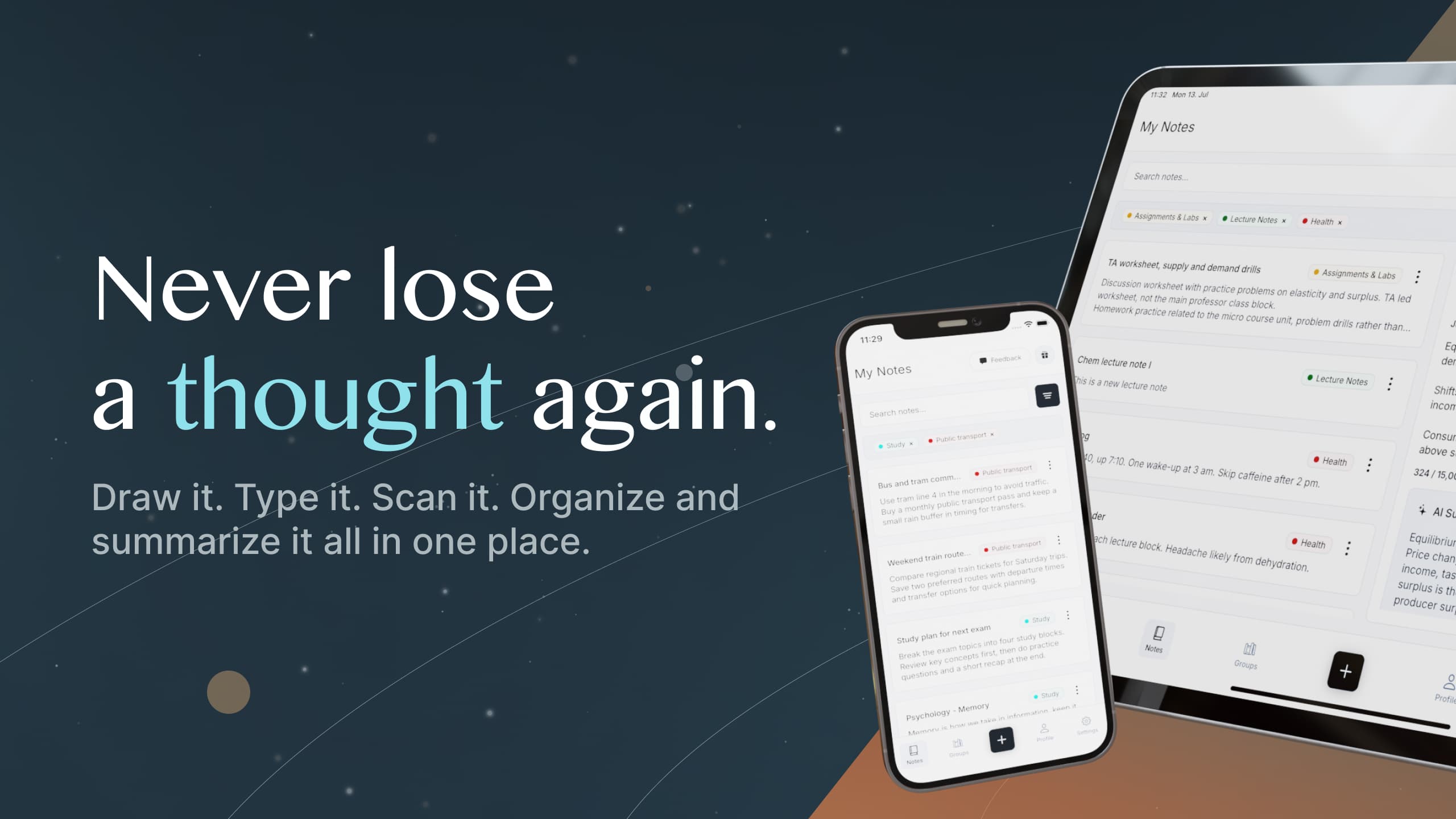 AI Note Taker: Pocket Orbit