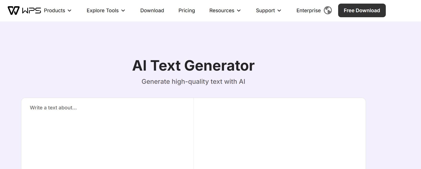 AI Text Generator