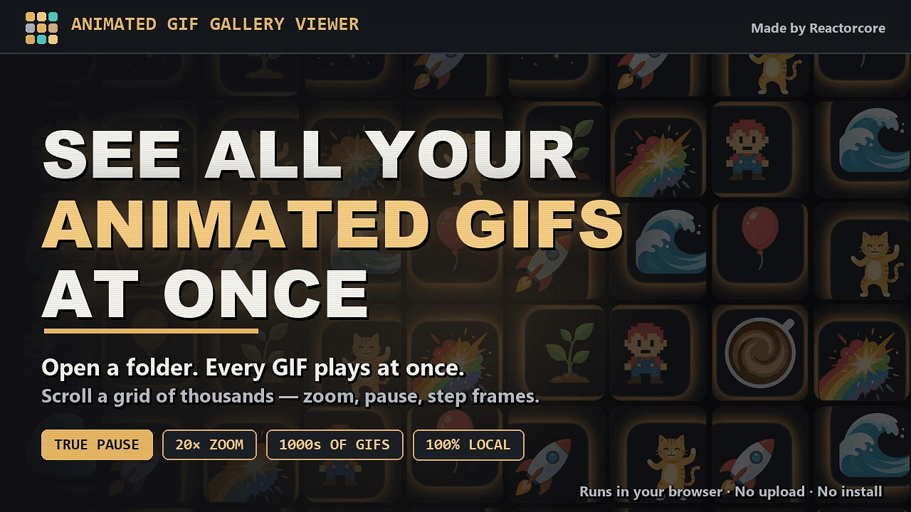 Animated GIF Gallery Viewer