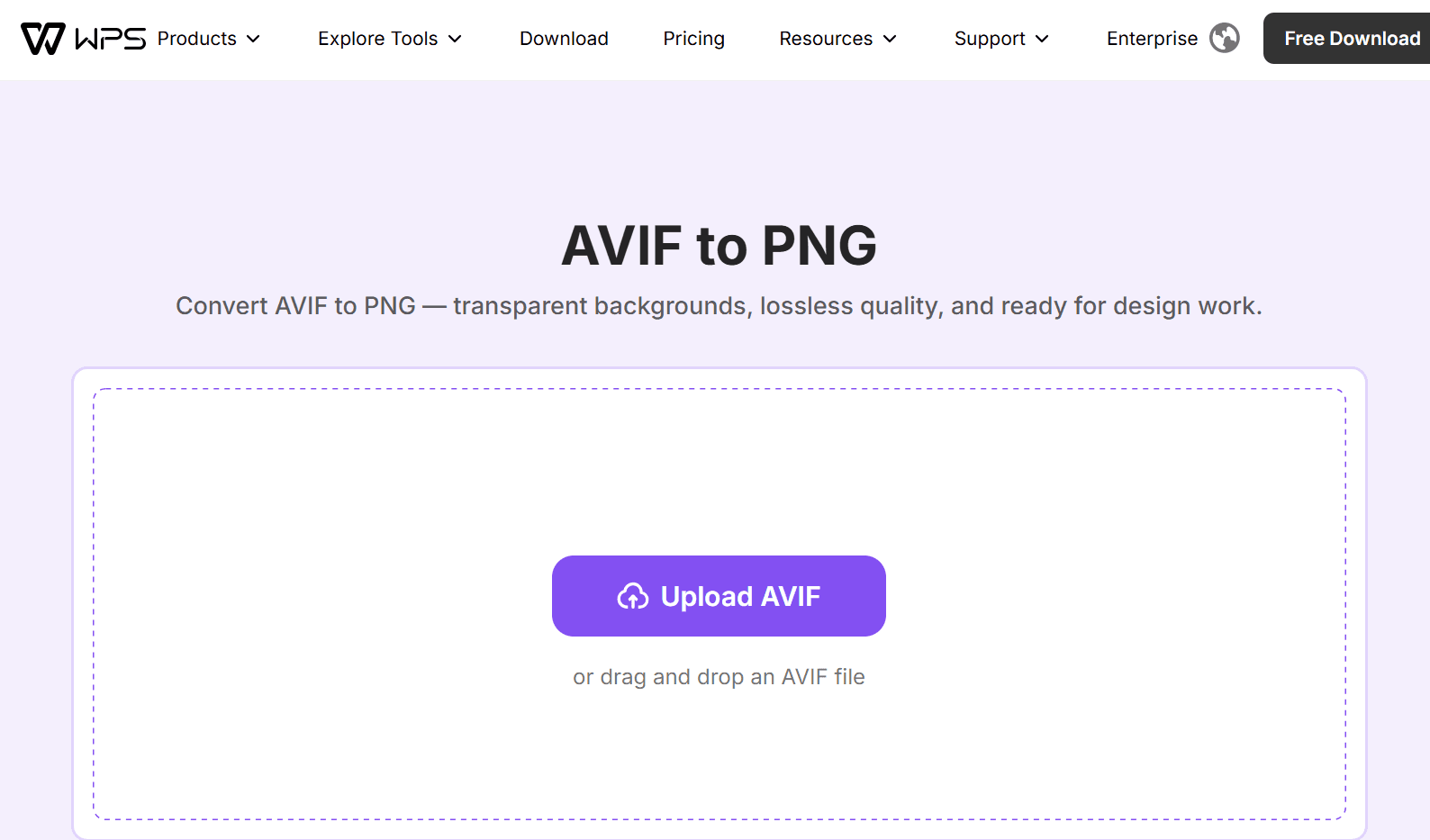 AVIF to PNG