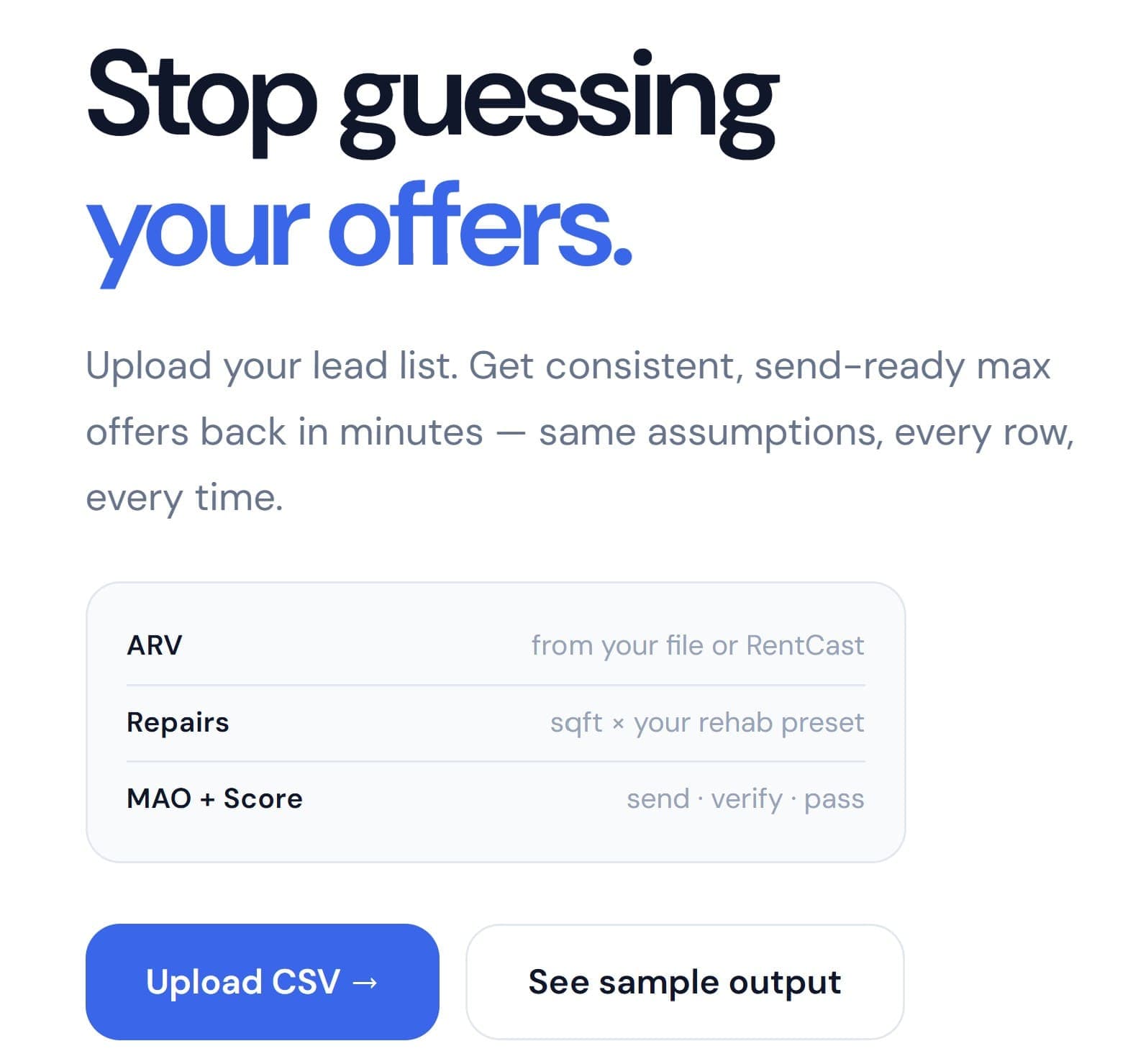BatchOffers