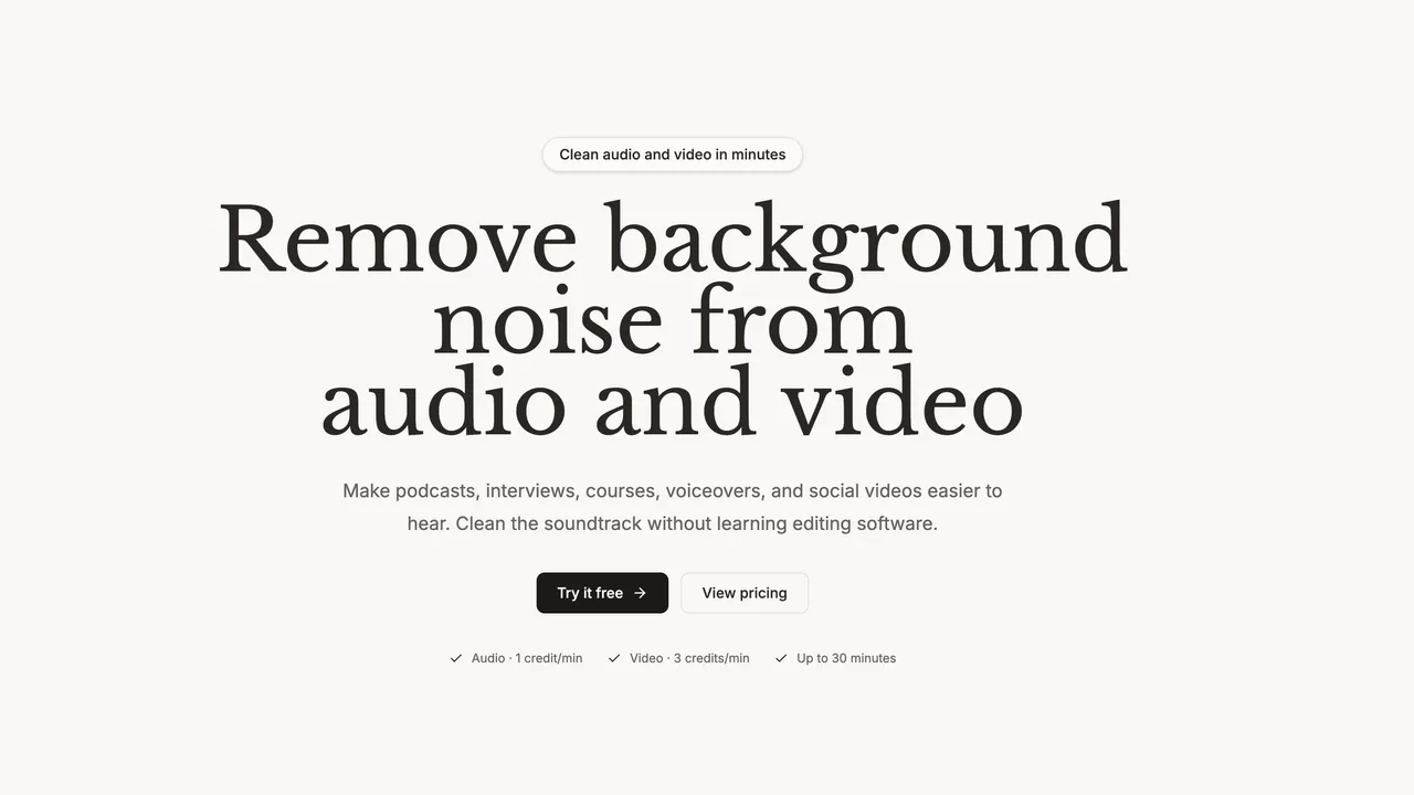 Clean Voice