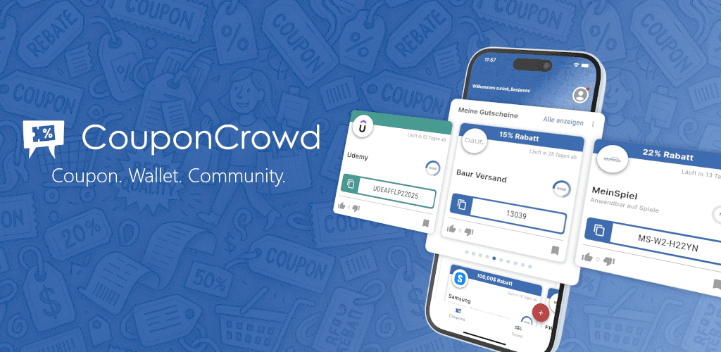 CouponCrowd - All your coupons in one app