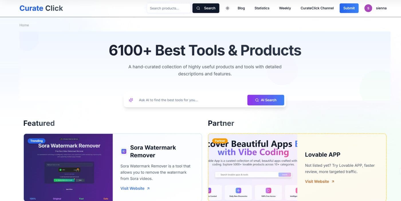 Curate Click