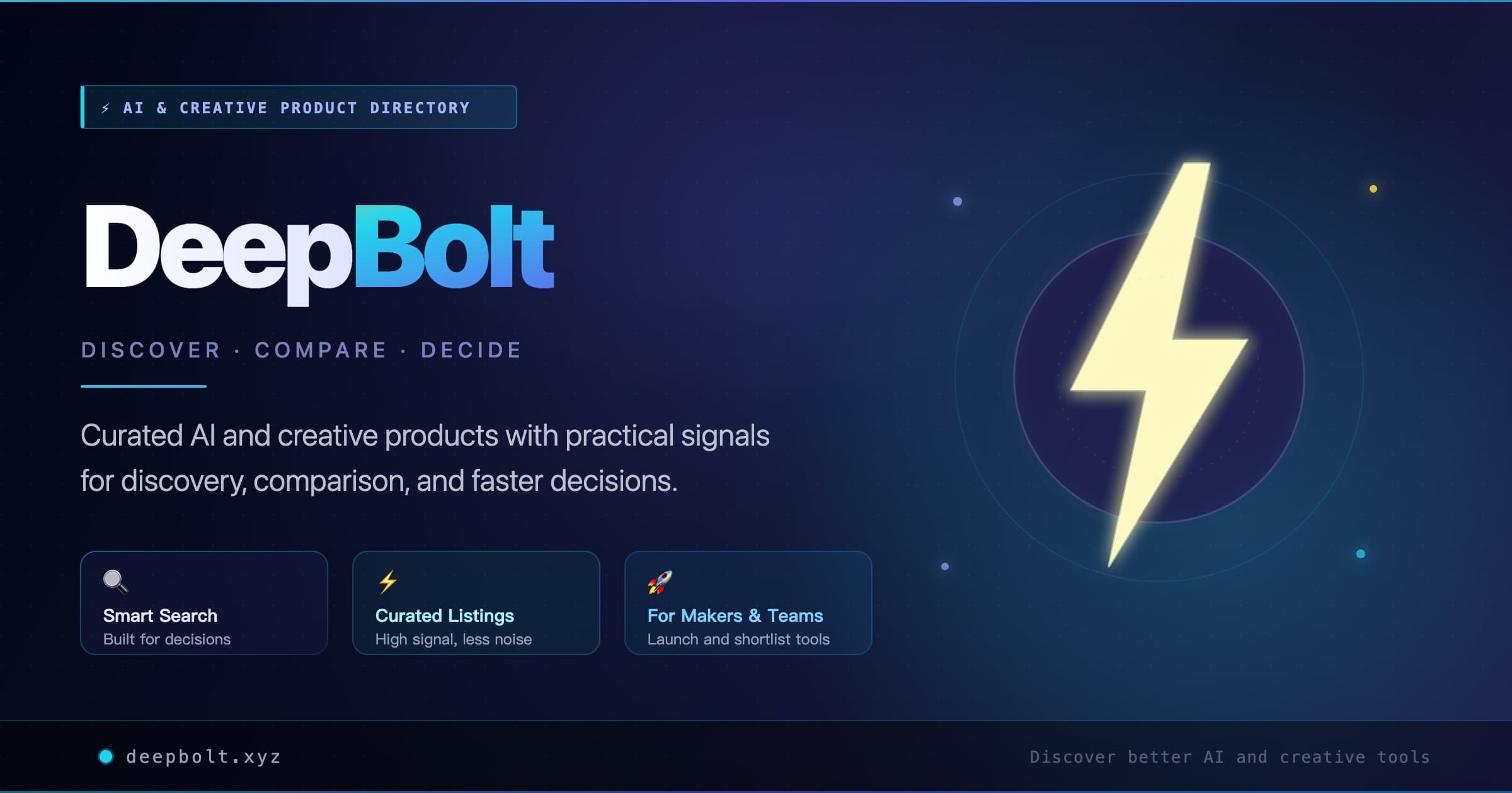 DeepBolt - Discover the best tools
