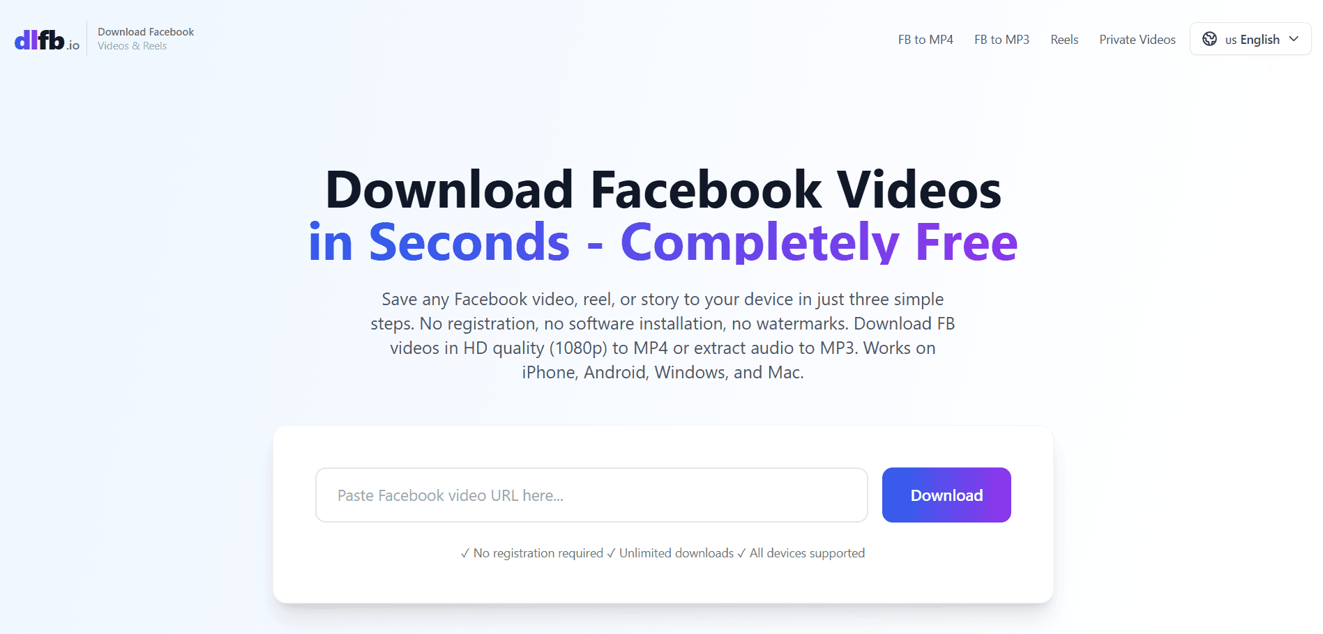 DLFB Video Downloader