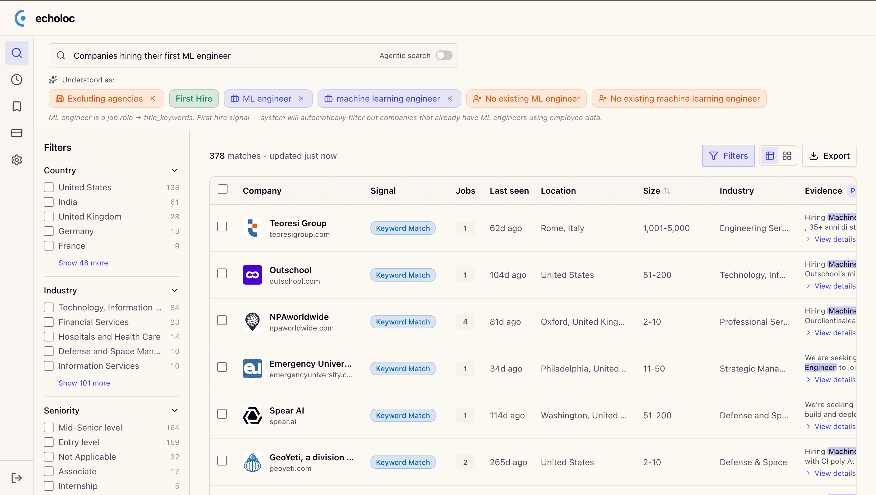 echoloc - Find who's buying