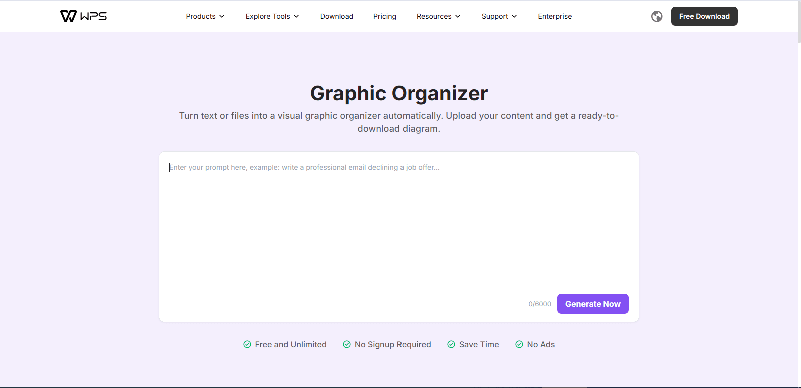 Graphic Organizer - Free Graphic Organizer