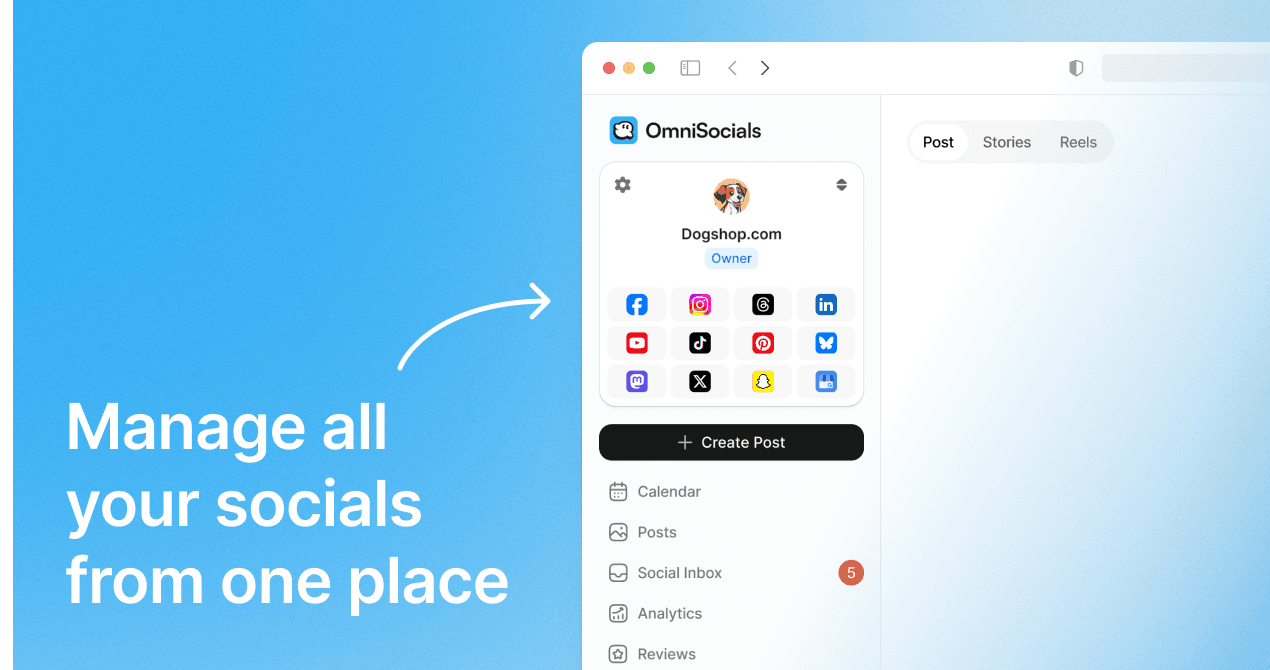 OmniSocials - SMM platform - $10 pm