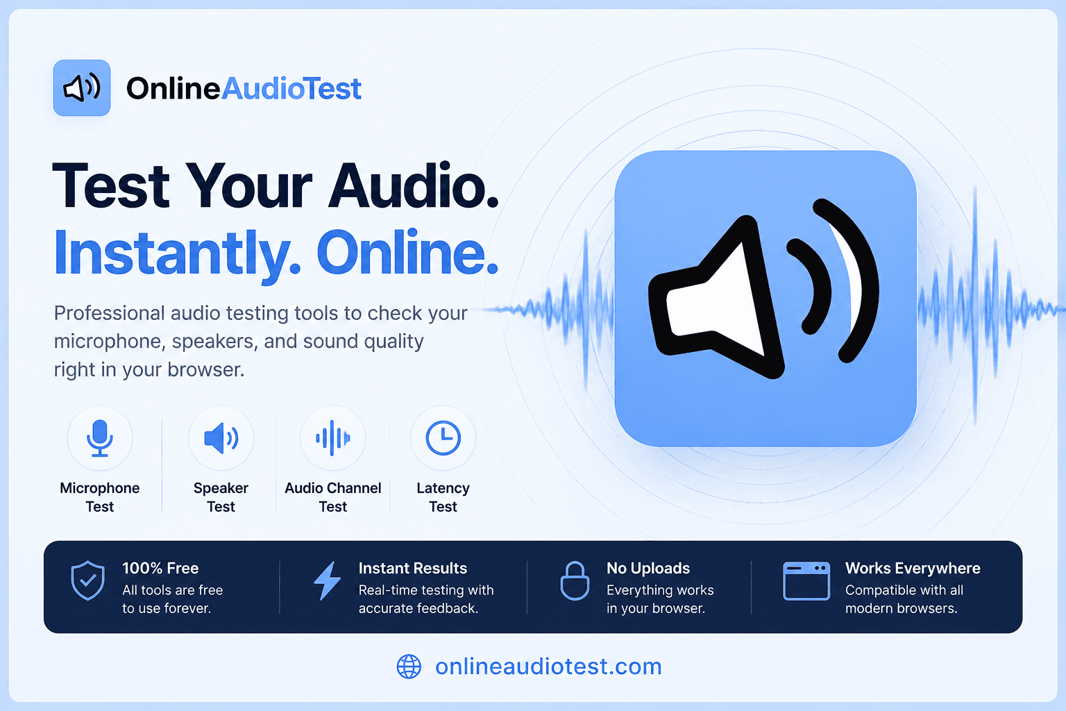 Online Audio Test - Free online audio tests