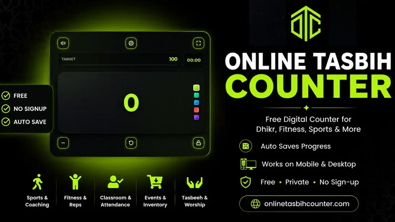 Online Tasbih Counter