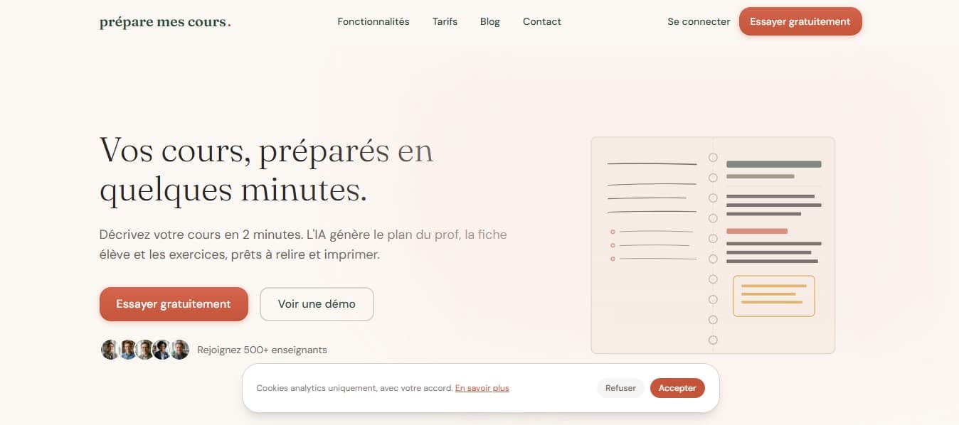 Prépare Mes Cours