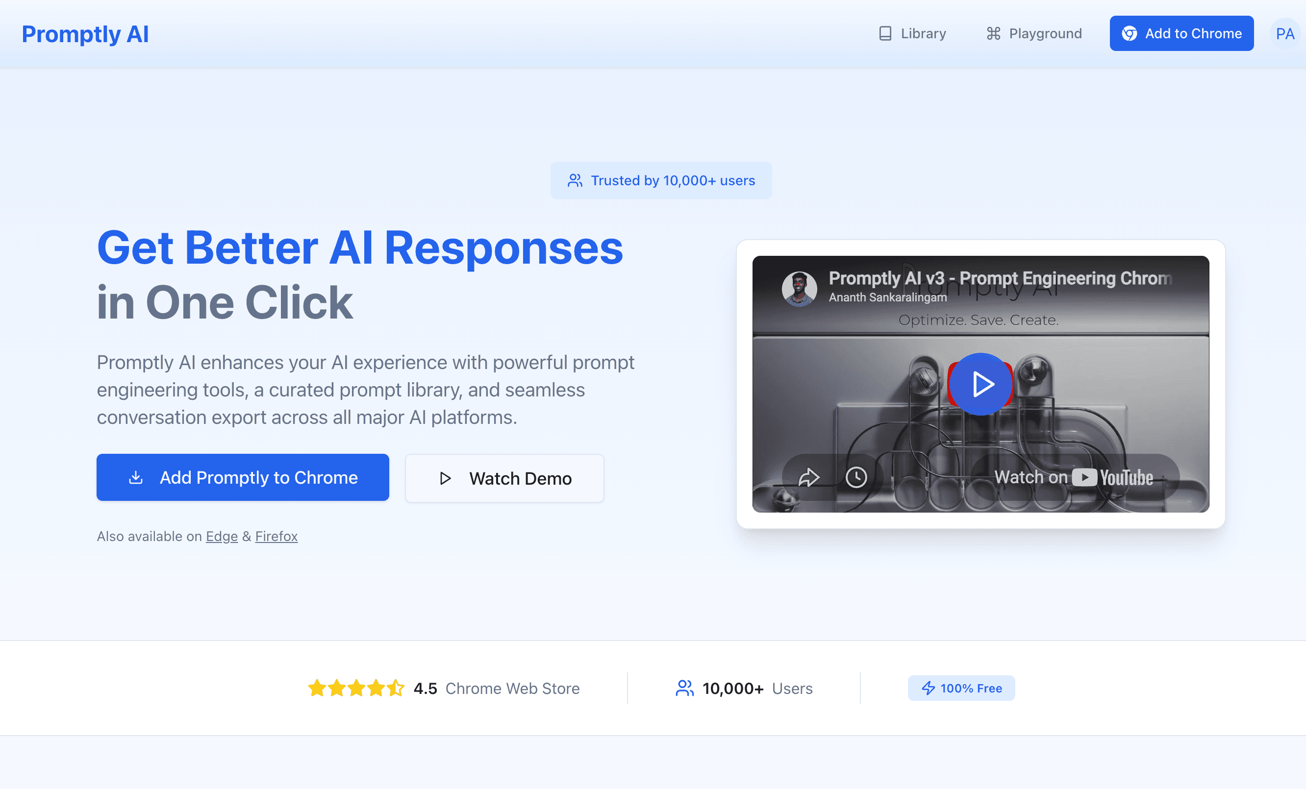 Promptly AI - Write AI prompts in one click