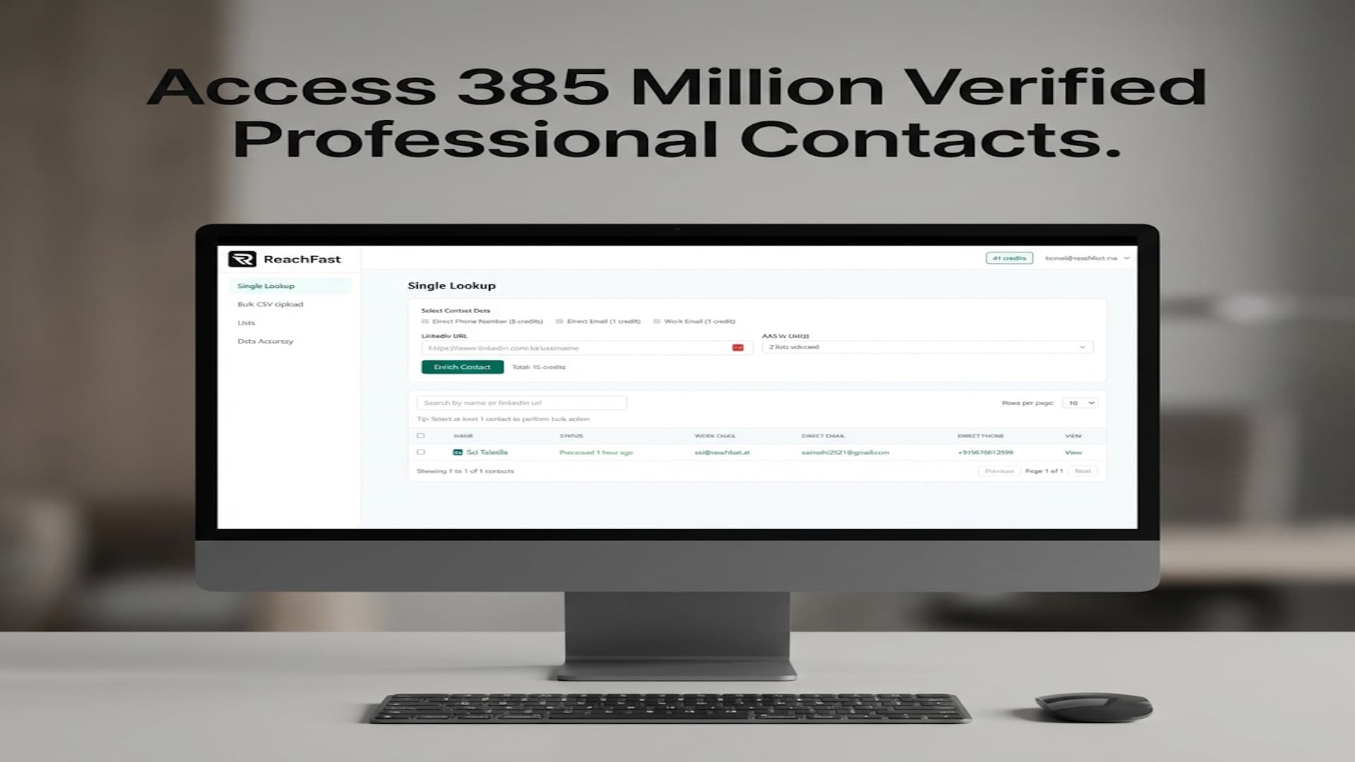 ReachFast - Reachfast is a contact