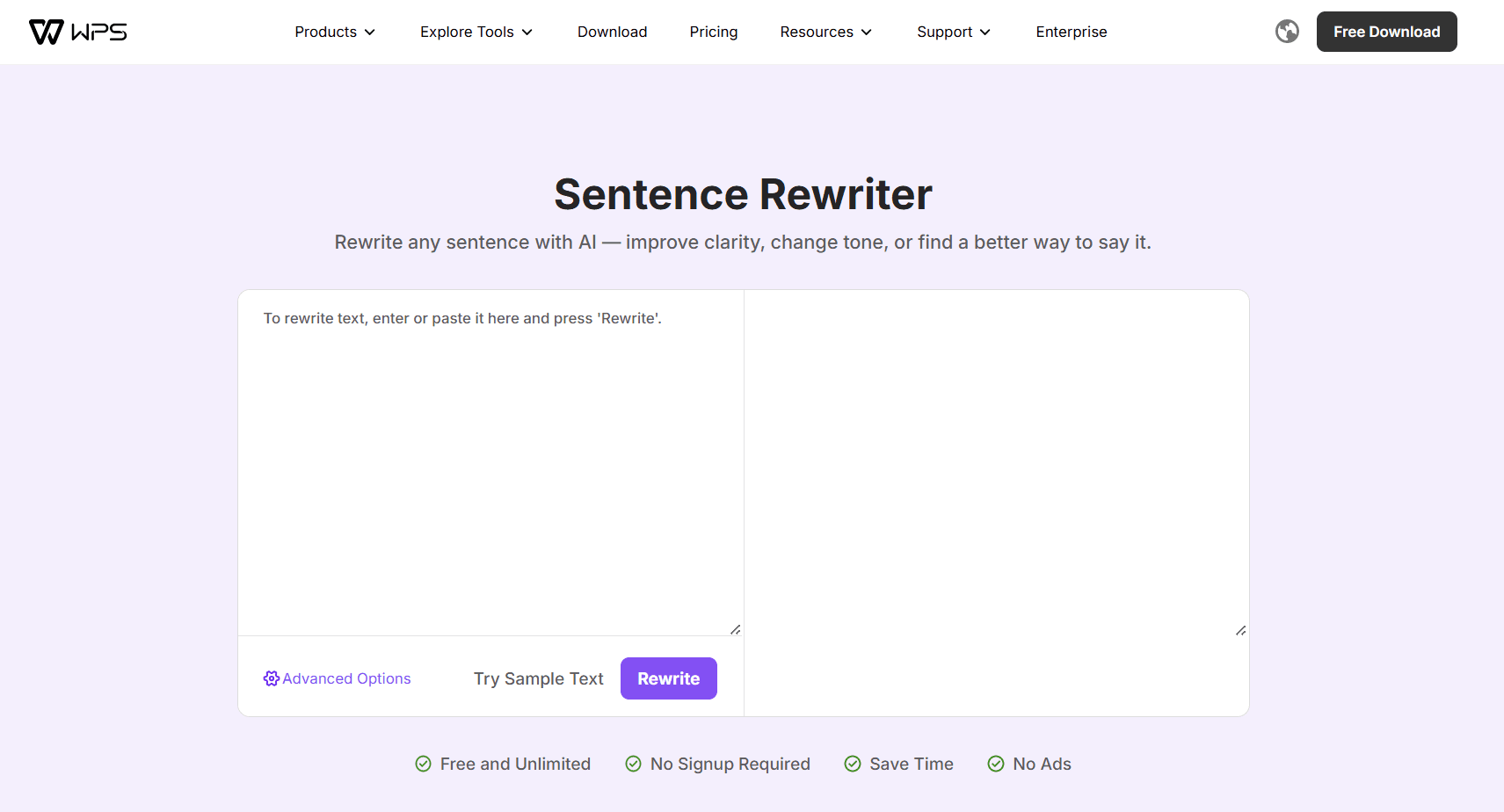Sentence Rewriter