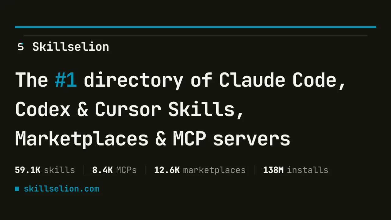 Skillselion - Ranked skills & MCP servers