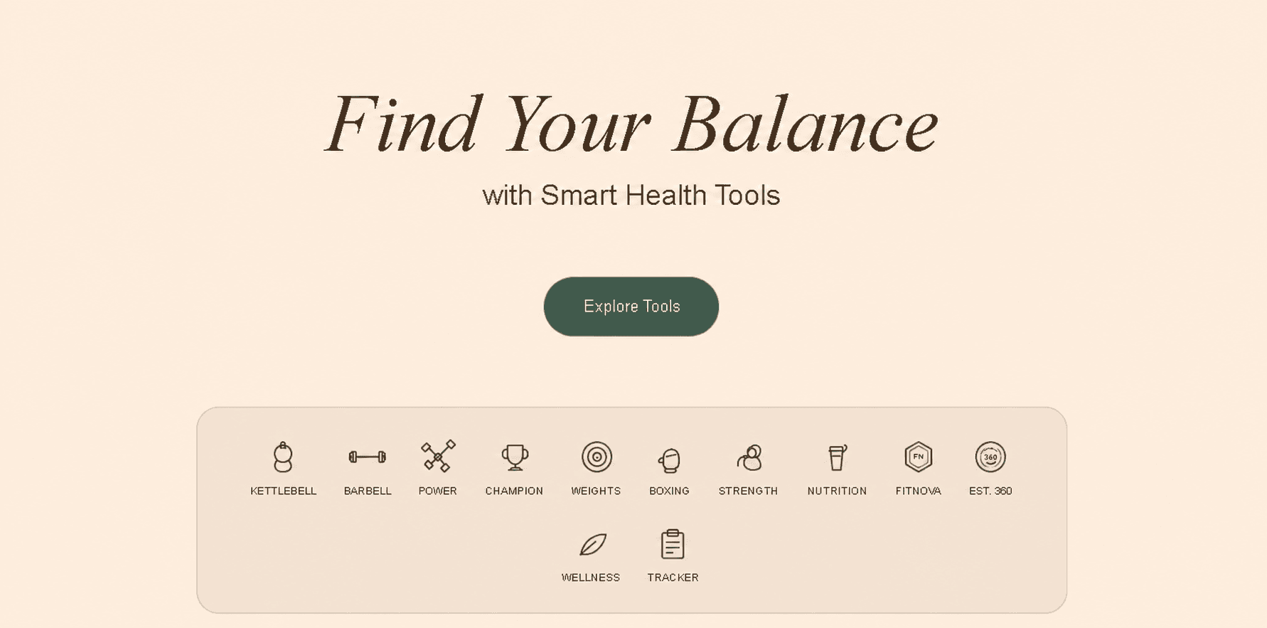 Smart Health&Fitness tools