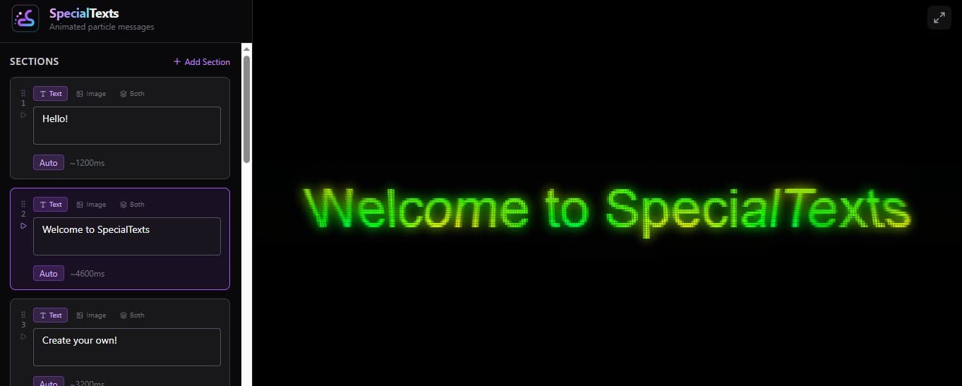 specialtexts