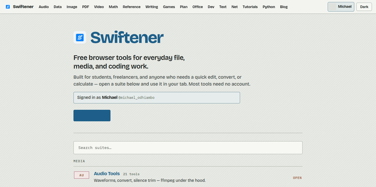 Swiftener