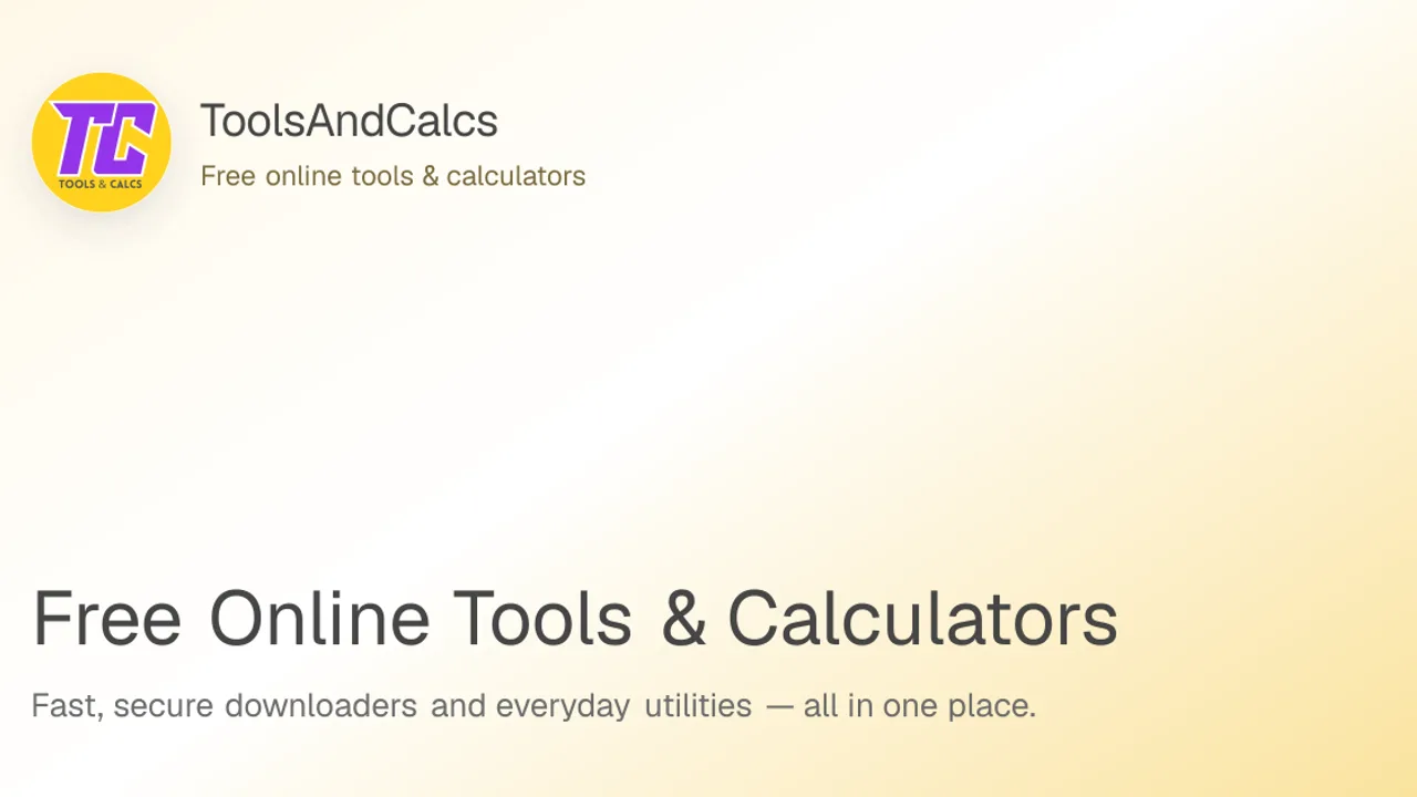 ToolsAndCalcs