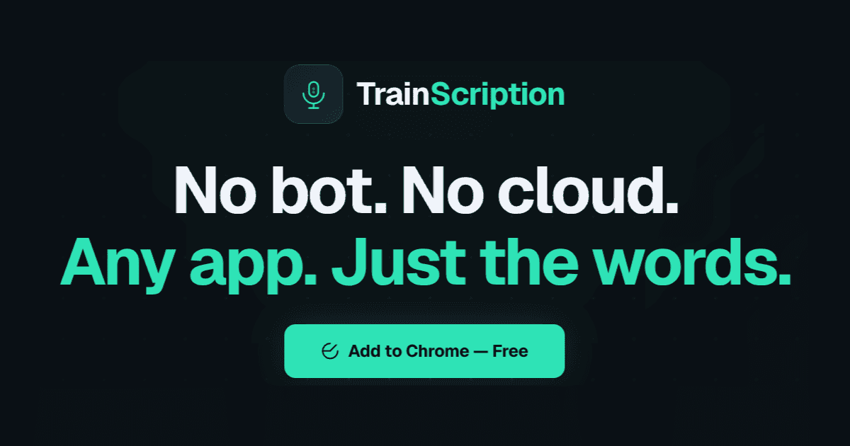 TrainScription
