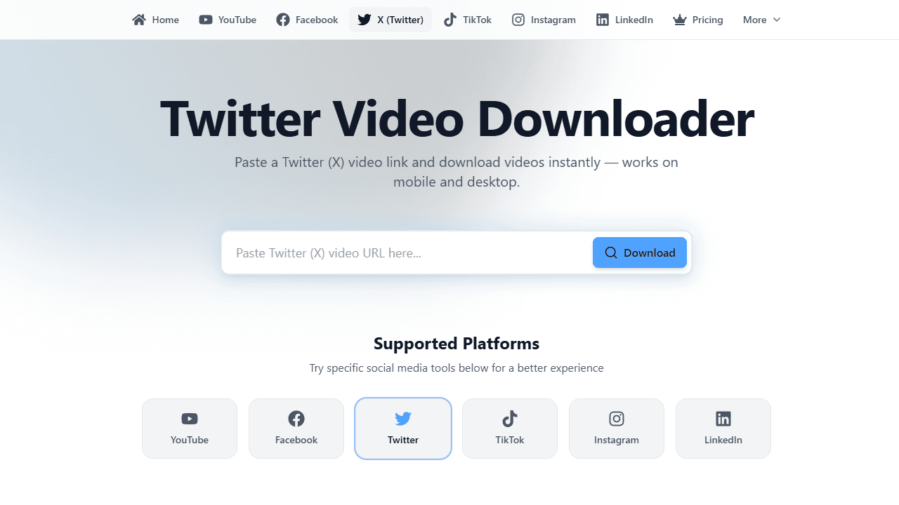 Twitter Video Downloader