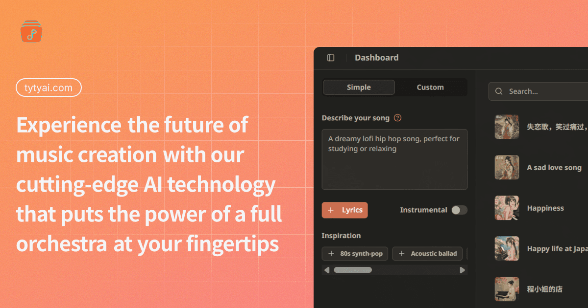 Tytyai - AI Music Creation Tool
