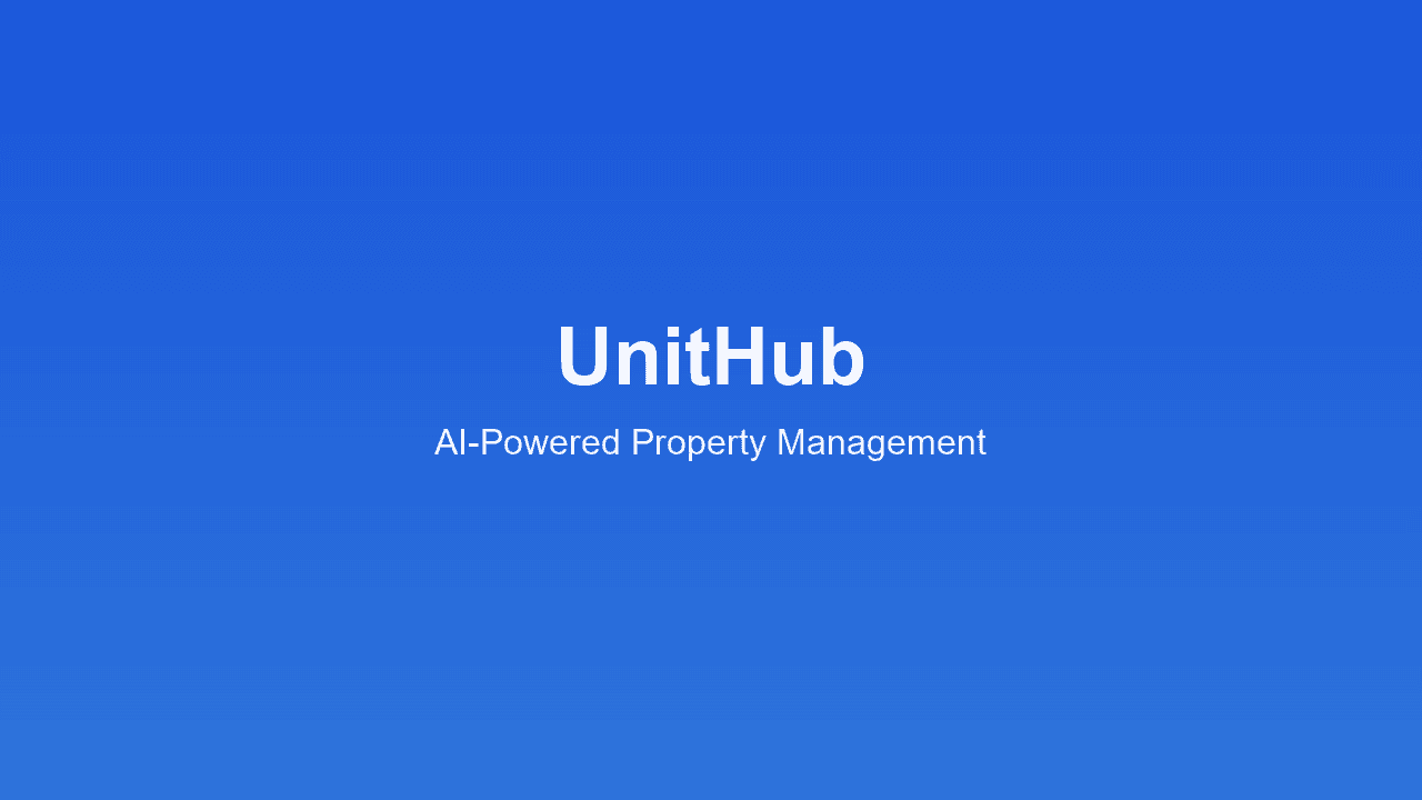 UnitHub - AI Property Management