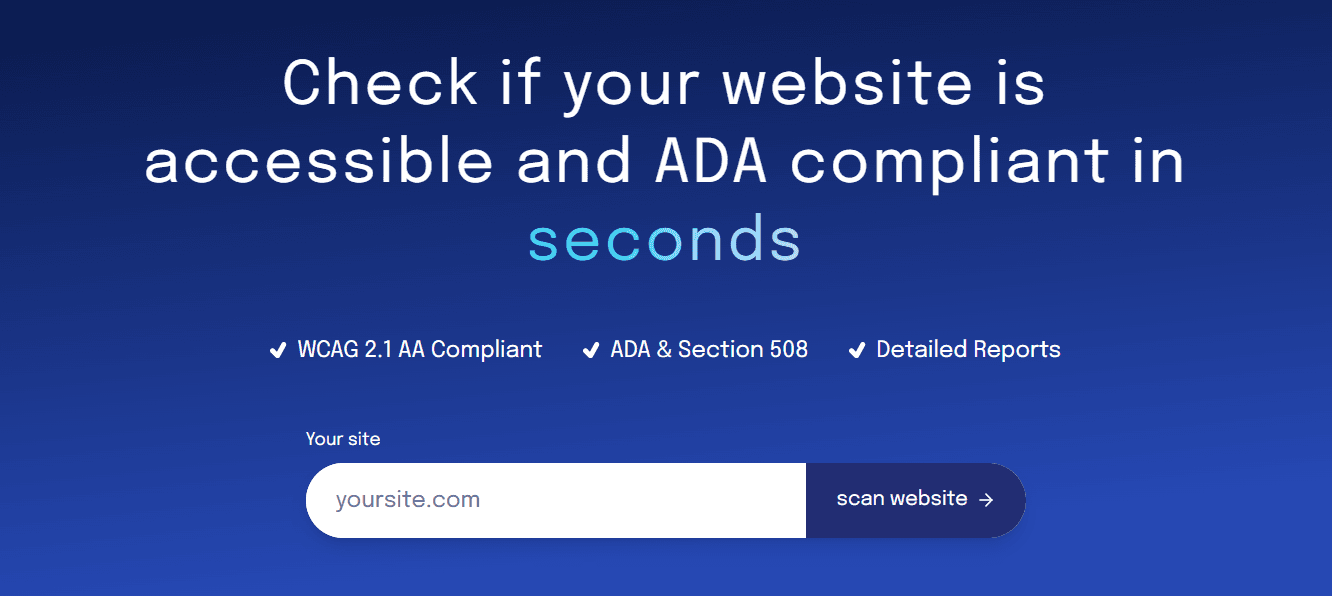 Web Accessibility Checker