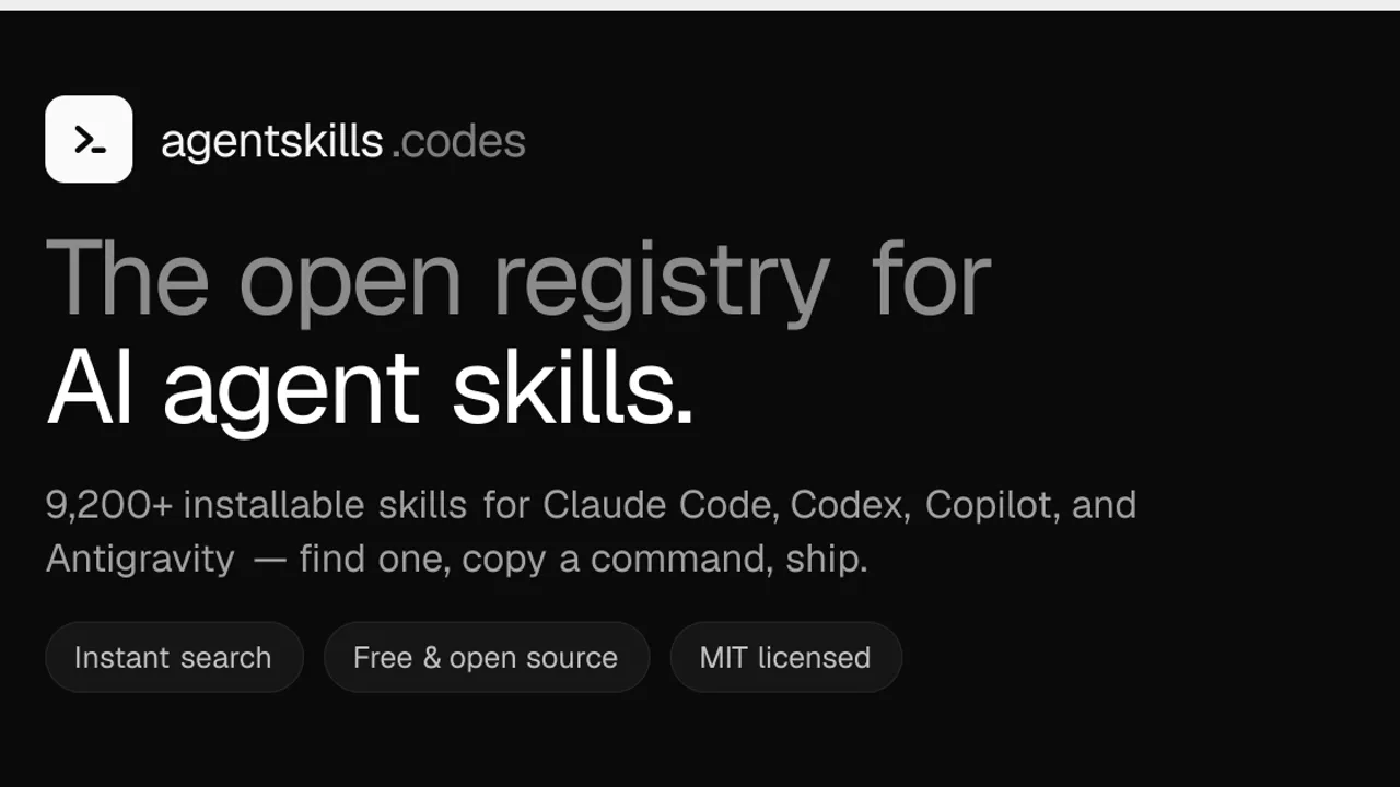 Agent Skills - Registry of reusable skills fo