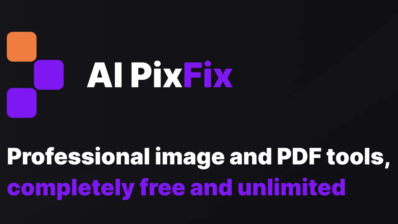 AI PixFix - Free image and PDF tools