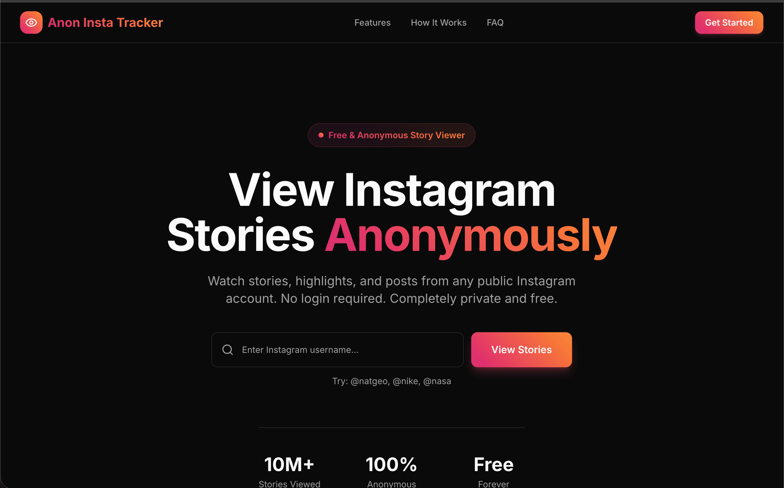 Anon Insta Viewer - View instagram stories