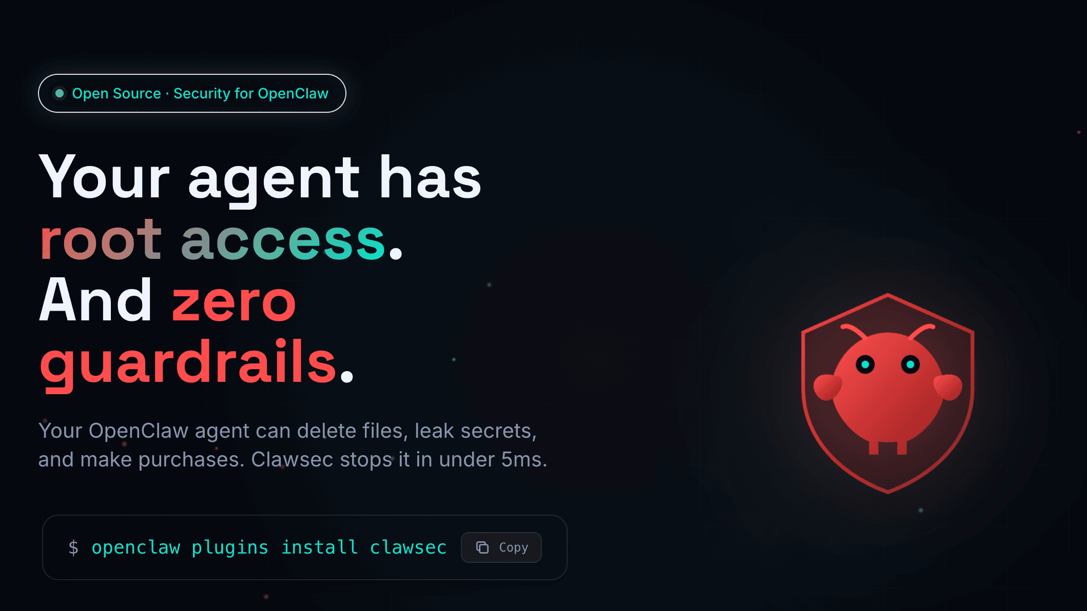 Clawsec.bot - Open-source security OpenClaw