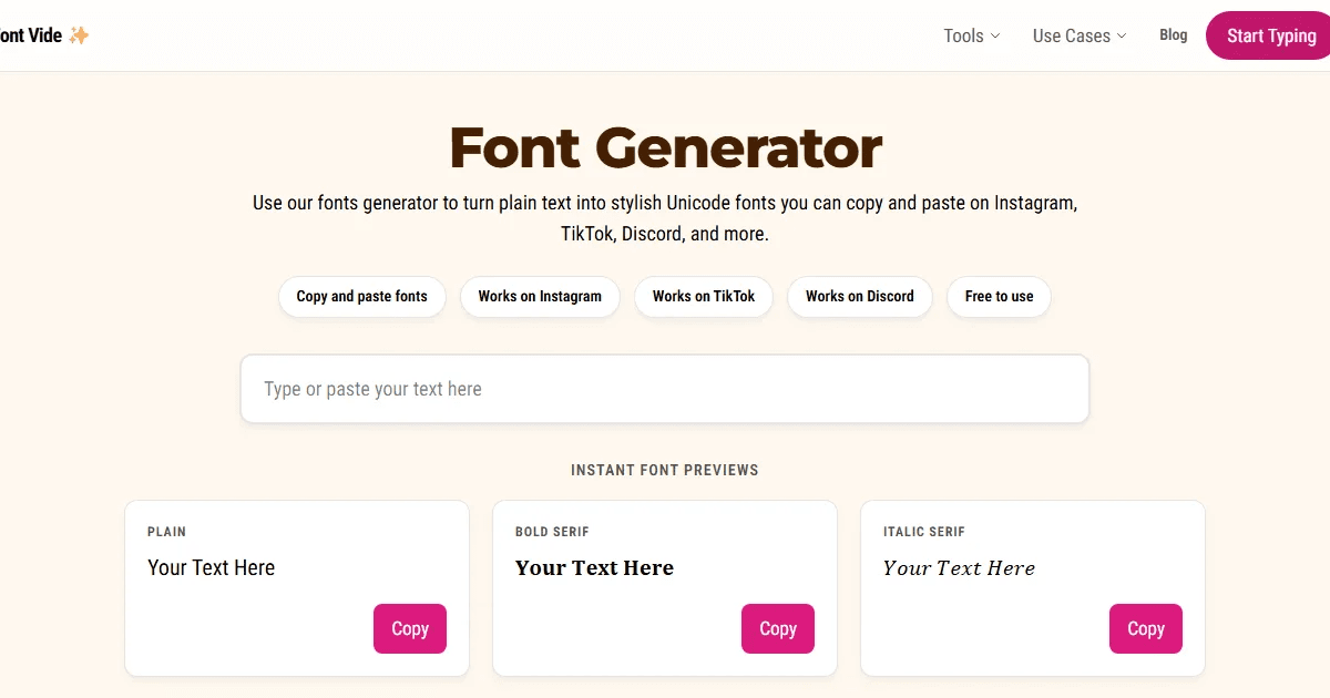 Font generator - Free online font generator
