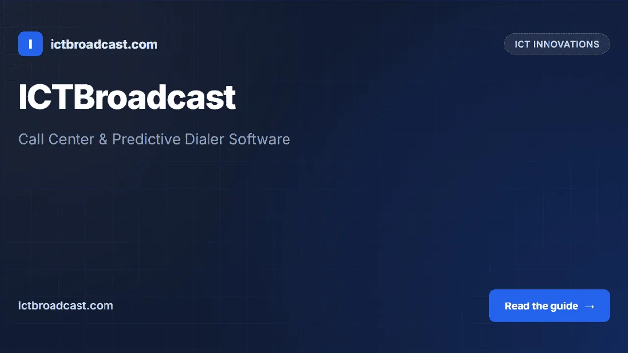 ICTBroadcast - Multi-channel call center plat