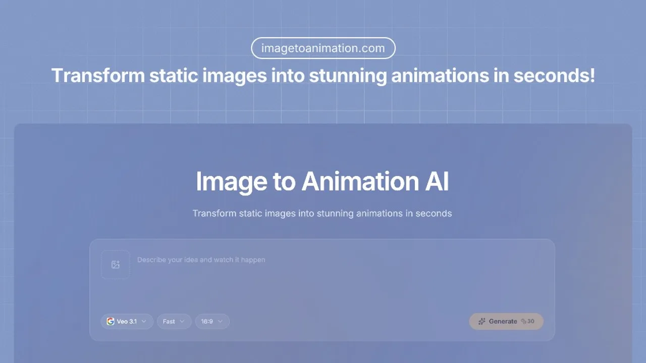 Image to Animation - Turn static photos into videos