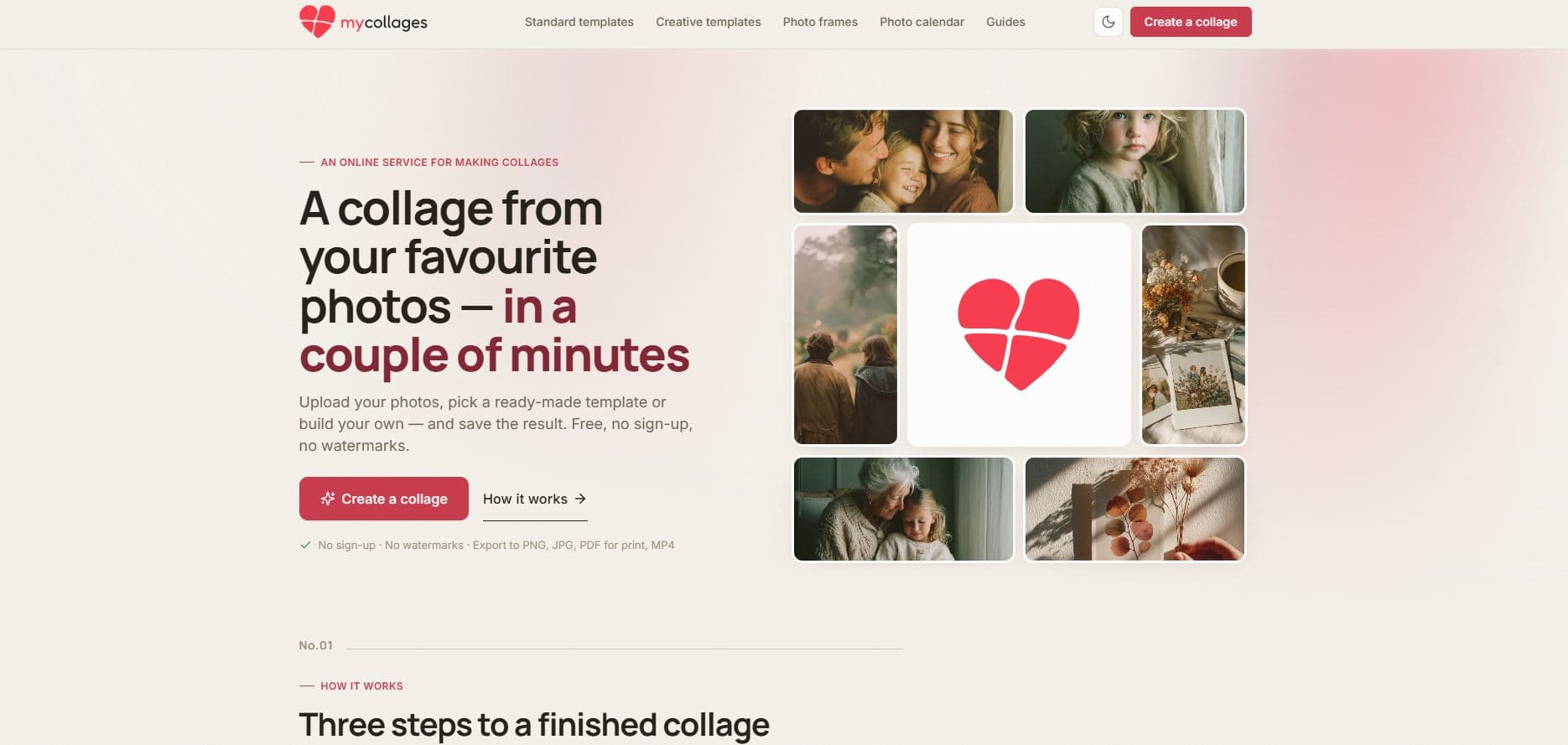 MyCollages - Online photo collage maker
