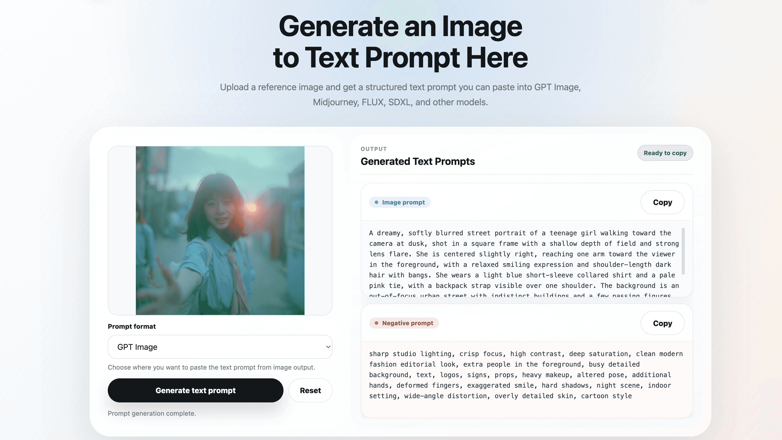 PromptExtract - Image to Text Prompt Generator