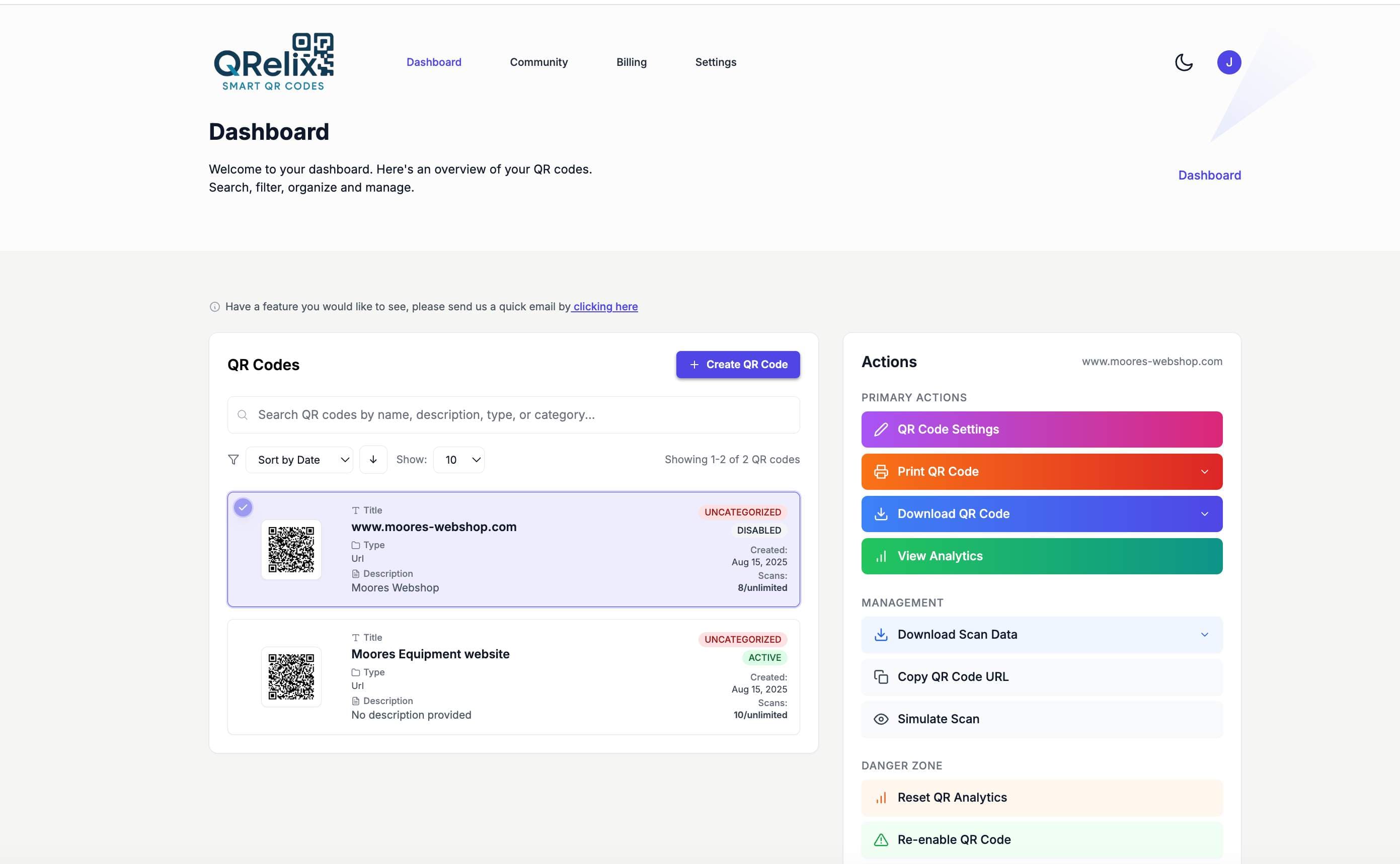 QRelix - Track. Adapt. Perform.