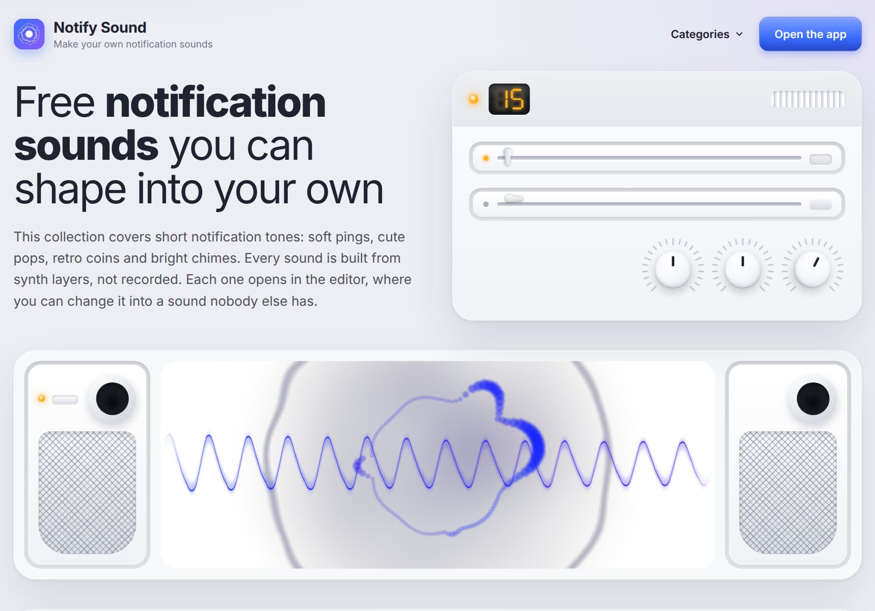 Notify Sound - Shape custom notification sounds with AI.