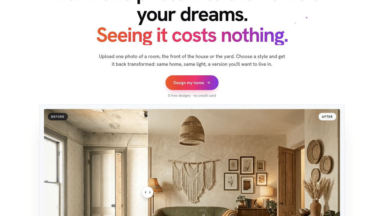 PlaceReveal - AI home design in one photo