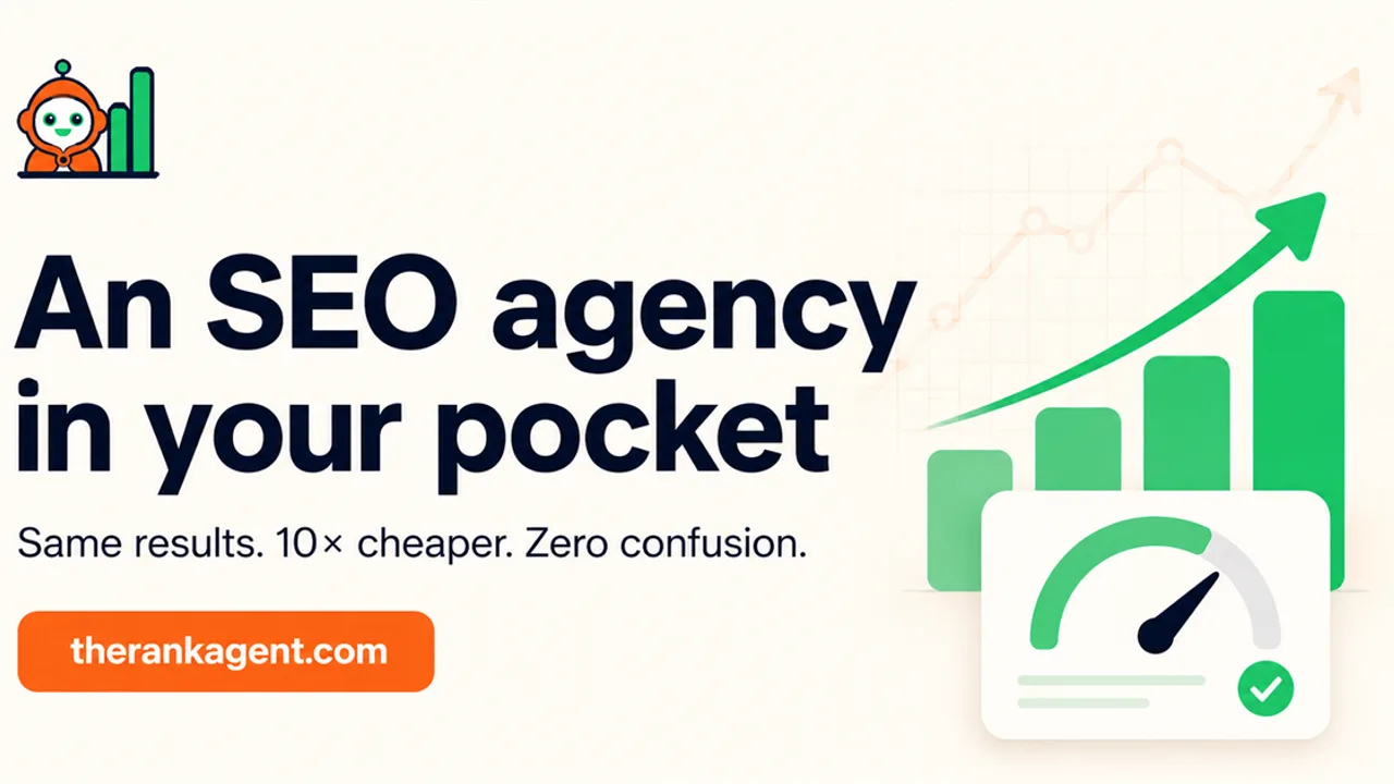 RankAgent - AI-powered SEO software that turns data into prioritized actions and branded client reports for agencies managing multiple sites.