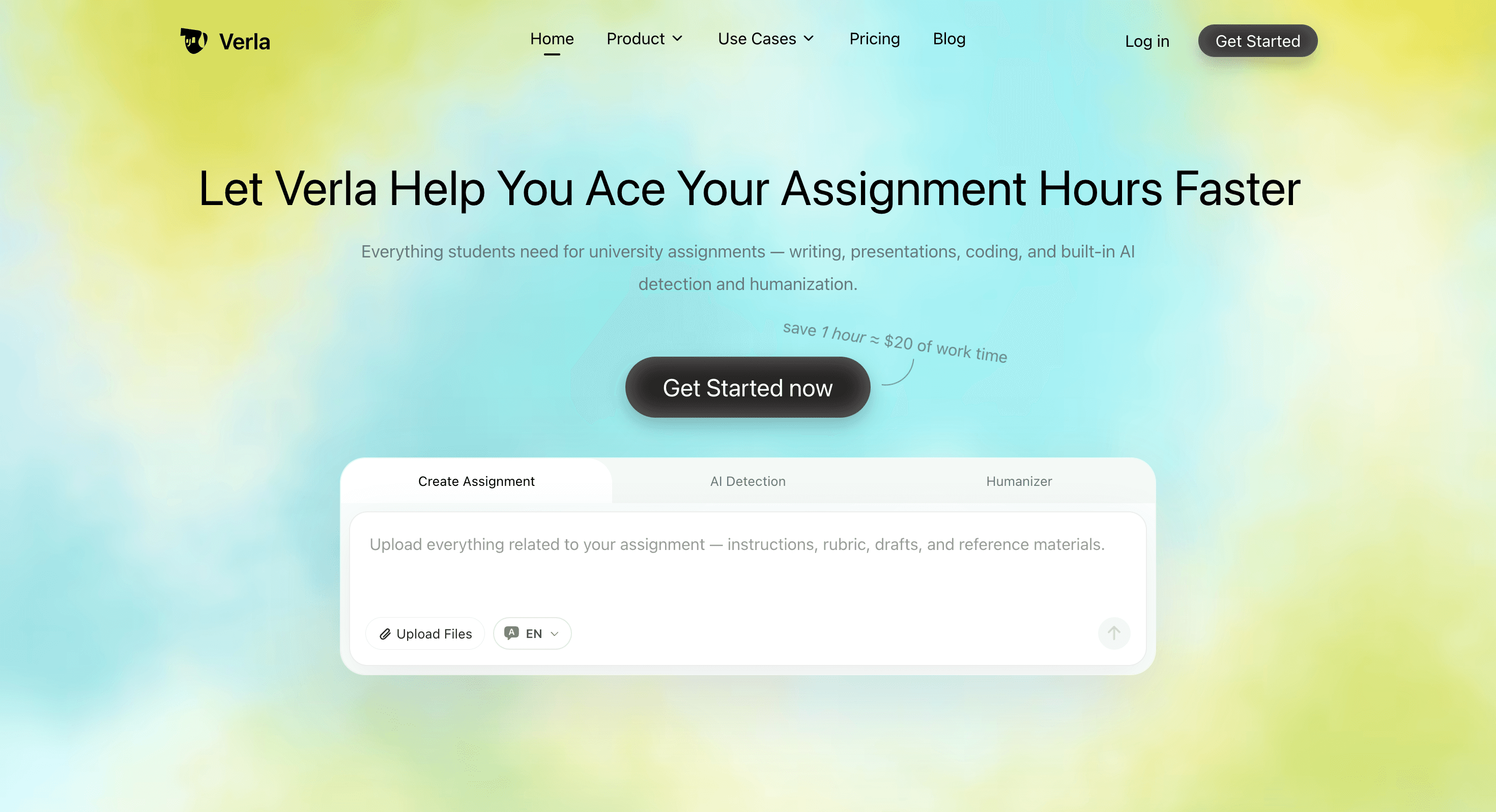 Verla AI - AI academic assistant for writing, research, presentations, and coding