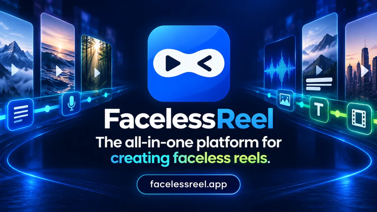 FacelessReel - AI faceless reels & video generator for creating virus-ready shorts.