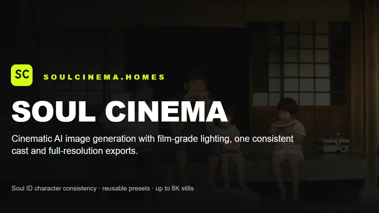 Soul Cinema - Render film-grade cinematic stills from written shots with consistent characters and full-resolution exports.