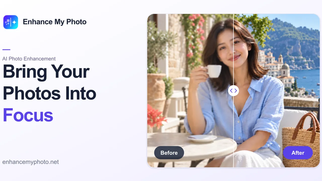 Enhance My Photo - Improve photo clarity, detail, and color with AI for portraits, product shots, and everyday images.