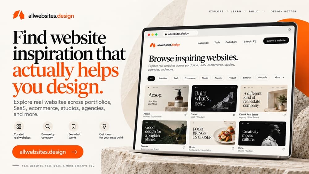AllWebsites.Design - Browse real website design examples by industry, style, colour, typography and technology to understand how the web is designed.